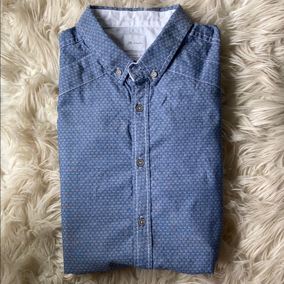 JB Holt Other - J. B. Holt Standard button blue dress shirt collar